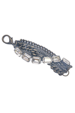 Janis Savitt Gunmetal Chain and Diamond Bracelet