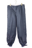 Teagles Japanese Streetwear Cult Label Nylon Pin Stripe Harem Trousers Black and Gray