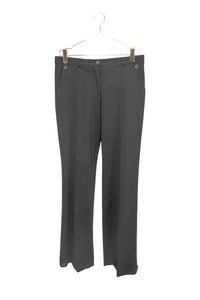 John Galliano Black "Sailor" Trousers with Button Details