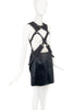 Junya Watanabe Comme des Garcons Black Leather Metal Harness Dress