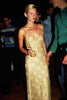 Marc Jacobs Iconic Gold Sheer "Kate Moss" Textured Dress Circa 1996