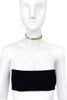 Kenneth Jay Lane Gold Woven Choker Necklace
