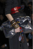 Louis Vuitton Gold Basket Weave and Leopard & Zebra Print Bangle Set SS2009