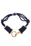 La Perla Black Rope Gold Hardware Belt