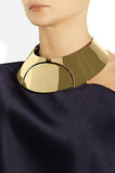 Lanvin Gold Hammered Oversized "Oracle" Waist Belt SS2013