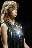 Lanvin Oversized Diamond Chain Choker Necklace Spring 2014