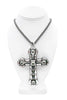 Lanvin Oversized Crystal Cross Necklace