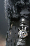 Lanvin Silver Crystal Dome Art Deco Bracelet Runway Fall 2008