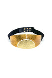 Lanvin Gold Hammered Oversized "Oracle" Waist Belt SS2013