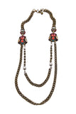 Lanvin Maharaja Crown Jewel Pendent Necklace Set SS2010