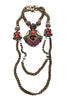 Lanvin Maharaja Crown Jewel Pendent Necklace Set SS2010