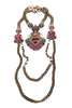 Lanvin Maharaja Crown Jewel Pendent Necklace Set SS2010