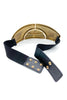 Lanvin Gold Hammered Oversized "Oracle" Waist Belt SS2013