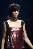 Lanvin Oversized Diamond Chain Choker Necklace Spring 2014