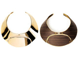 Lanvin Gold 'Oracle' Oversized Collar Choker Necklace SS2013