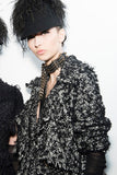 Lanvin Gunmetal Gold Bronze Biker Chain Choker Necklace Fall 2014