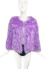 Vintage Lavender Purple Marabou Feather Jacket