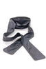 Vintage Black Leather "Obi" Tie Belt
