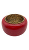Loewe Red Oversized Bangle with Gold Trim - Spring Summer 2009