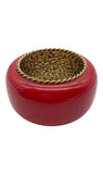 Loewe Red Oversized Bangle with Gold Trim - Spring Summer 2009