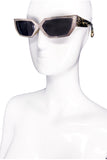Louis Vuitton Silver Trapezoid "Matrix" Sunglasses