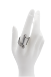 Louis Vuitton Silver Swirl Ring