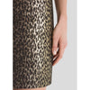 Saint Laurent Paris Gold Lurex Brocade Leopard Print Pencil Skirt SS2014 - BOUTIQUE PURCHASE PRICE