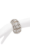 Alexander McQueen Crystal Dome Bracelet Pre Fall 2019