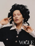 Christian Dior Lucite and Large Crystal Broach SS2004