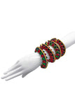 Kenneth Jay Lane Maharaja Multicolored Bracelets - Set of 4