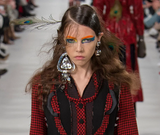 Maison Margiela by John Galliano Silver Chrome Industrial Oversized Runway Earrings Fall 2017
