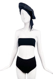 Marc Jacobs Blue and White Sailor Blouse with an Vintage Sailor Beret