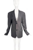 Marc Jacobs Grey Patchwork Two Tone Victor Victoria Blazer