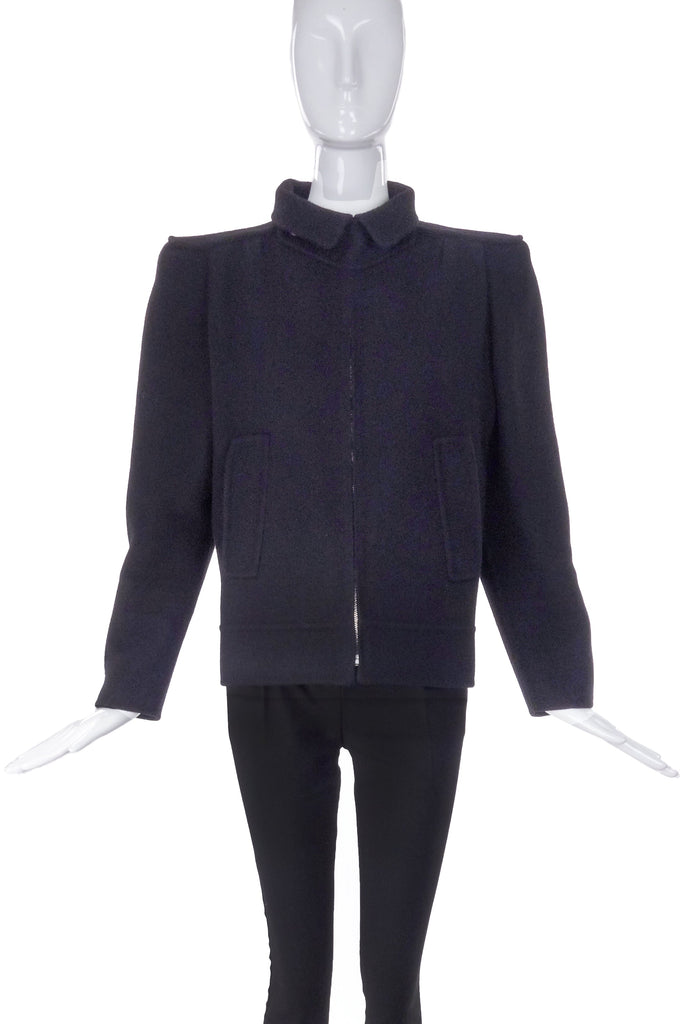 Marc Jacobs Black Wool Jacket with Epaulets FW2009