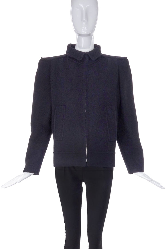 Marc Jacobs Black Wool Jacket with Epaulets FW2009