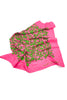 Marc Jacobs Fuchsia Pink and Lime Green Print Silk Top and Scarf FW2009