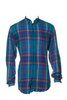 Marc Jacobs Blue Brown Plaid Shirt
