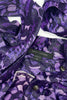 Marc Jacobs Purple Shine Silk Camoflauge Print Shift Dress