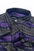 Marc Jacobs Purple and Gold Lurex Tie Front "Disco" Blouse SS2009