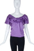Marc Jacobs Lilac Satin Top with Corset