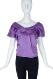 Marc Jacobs Lilac Satin Top with Corset