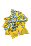 Marc Jacobs Yellow and Baby Blue Print Silk Top and Scarf FW2009