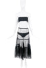 Marc Jacobs Sheer Mesh Polka Dot Maxi Skirt