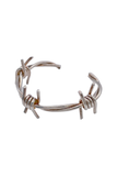 Maison Martin Margiela Silver Barb Wire with Spikes Bracelet