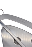 Maison Margiela by John Galliano Silver Chrome Industrial Oversized Runway Earrings Fall 2017