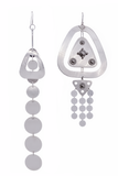 Maison Margiela by John Galliano Extra Long Silver Chrome Runway Earring Fall 2017