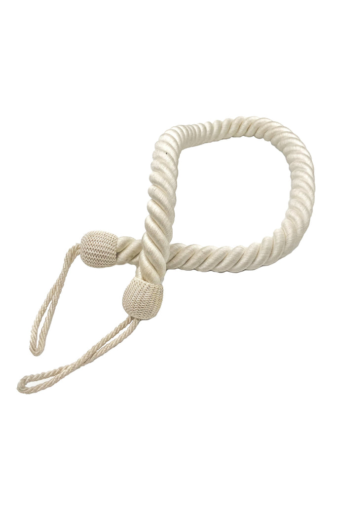Maison Martin Margiela Ivory Twisted Rope "Seafarer" Belt