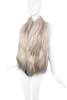 Martin Margiela Blonde Goat Wig Vest in Style of Famous Wig Coat from Spring 2009 Runway