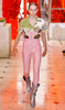 Maison Margiela Baby Pink Vinyl Leather Pants