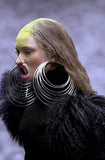 Vionnet Gold Tribal Triple Hoop Earring